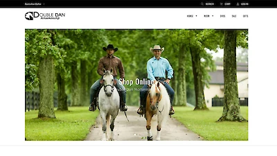 Double Dan Horsemanship Australia needed an online store to sell their merchandise.